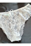 Dina Rose Lace Patterned Women's Underwear Panties with Bow on the Front - 3