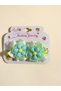 Flower Detailed Rubber Barrette Stylish Elegant Hair Clip Women and Girls Daily Accessory - 2