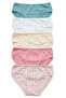 Girls' Panties 5 Pack Cotton Lycra Hearted - 2
