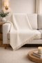 Laurel Cotton Sofa Cover 180X220 Natural Textured