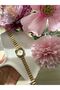 Minimal Metal Women's Wristwatch Gold - 6