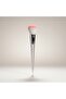 Full Silver Sparkling and Stone-Embellished Handle Luxury Powder Brush - Gemstone Design Makeup Brush with Pink Soft Bristles - 2