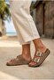 1608 Mulex Soft Anatomical Flexible Soft Sole Two Buckle Women's Slippers - 2