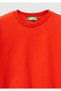 Women's Red 100% Cotton Boxy Fit T-Shirt - 3