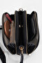 Black Women's 2-Piece Bag Set - Shoulder Bag, Handbag, and Makeup Bag Combination - 4