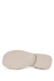 Women's Genuine Leather Beige Flat Sandals - 4