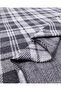 Gray Black Plaid Jacquard Knitted Fabric Soft Flexible Draping Fabric for Dresses & Blouses 140X280Cm - 4