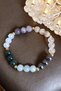Aries Zodiac Bracelet (Hematite, Aquamarine Stone, Crystal Quartz, Amethyst, Citrine, Moonstone, Bloodstone) - 7