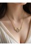 Crown Wing Figured Women's Necklace Stainless Steel Sparkling Gift - 3
