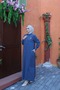 Floral Cotton Linen Dress with File Detail - 3