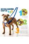 2 Hounds Design - Freedom No-Pull Harness And Leash - Black/Medium 1" - 3