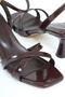 Cross-Tied Cross-Strap Women's High Heels - 5