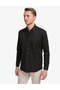 Black Oxford Slim Fit Easy-Iron Shirt 50320902-Vr046 - 3