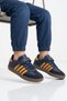 Navy Blue Mustard Velcro Lightweight Flexible Boys' Sports Shoes 753 F - 2