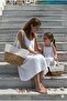 Straw Bag Straw Beach Bag Beach Mommy Daughter Model - 4