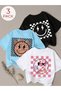 Set of 3 Crew Neck 100% Cotton Printed Short Sleeve Children's and Teenagers' T-Shirts