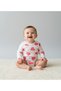 Baby Girl Bodysuit 100% Cotton Printed Snap Fasteners 3-Piece Bodysuit Set Flexible Comfortable Daily Wear - 6