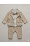Premium 3-Piece Baby Boy Holiday Set - 100% Cotton - 3