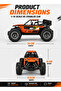 1:16 RC Off Road Crawler Car 2.4GHz 4WD Remote Control Rechargeable All Terrain Toy 6+ Kids - 6