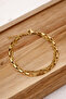 Steel Akel Bracelet Combination Chain Florya Singapore&Rectangular Bracelet 17+4Cm&21Cm