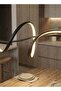 Modern Lighting, Linear Chandelier, Light, Black Color, 120x100 cm, Suitable for living room, dining room, kitchen, Adjustable height - 3