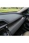 Honda Civic Fc5 10Th Generation (2016-2021) Interior Trim Torpedo Console Carbon Fiber Finish 3 Pieces - 6