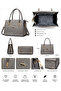 Women's / Mother's / Textured / Hand and Shoulder Bag / Stylish Daily Bag / Imported Leather / Long Strap - 3