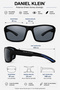 Polarized - Uv400 Protection Black Color Original Men's Sunglasses 61 Ekartman Dkg3274C1 - 2