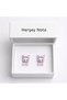 Purple Figured Children's Earrings Resin Shiny Stone Girls' Earrings - 4