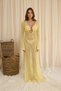 Seychelles Wood Ring Detail Yellow Knitwear Dress - 2