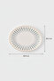 6-Piece Ellipse Oval Kayak Plate 31cm Digital Sierra