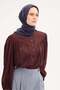 Velora Scarf Watercolor Pattern Dark Smoked 90X90 - 2