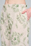 Women's Large Floral Embroidery Sequin Embroidered Relaxed Cut Pants - 3