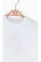 Nk Baby Girl Crew Neck Short Sleeve Colorful Printed T-Shirt 1-4 Years Ecru - Pink - 2