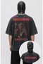 Unisex Iron Maiden Senjutsu Back Printed Washable T-Shirt, Oversize Rock Band Themed Tshirt