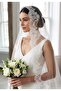 Bride's Nun's Veil French Lace 3 Meters with Comb (Lace Is Not Adhered by Glue, It Is Sewn) - 3