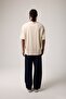 Chest Embroidered Oversized Fit T-Shirt - 7