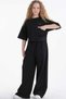 Girl's Pocket Detailed Short Sleeve Top and Bottom Set - 5
