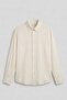 Men's Regular Fit Straight Cut Classic Collar Buttoned Long Sleeve Modal Fabric Shirt Sun367 - 3