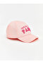 Pink Text Embroidered Baby Girl Cap Hat - 2