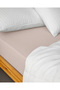 Pure 100% Cotton Double Elastic Bed Sheet 160X200 cm Dusty Pink - 4