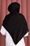 Premium Patterned Jacquard Shawl Series Black - 3