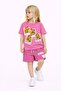 Girls' Capybara Model Pamul Shorts Set - 3