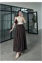 Elastic Waist Tencel Crinkle Skirt