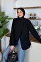 Diva Single Button Jacket Black - 2