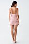 Women's Satin Lace 6-Piece Dowry Nightgown, Dressing Gown, Pajama Set Set 4000 - 6
