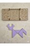 10 Pieces Tangram Natural Wooden Educational Toy Paintable - 6