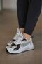 Women's Gray Orthopedic Sole Casual Sneaker 086-1 - 3