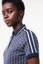 Slim Fit Polo T-Shirt Women's Polo Collar T-Shirt Navy Blue