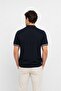 Men's Knitwear Navy Blue Polo Neck Tshirt 34260 - 2